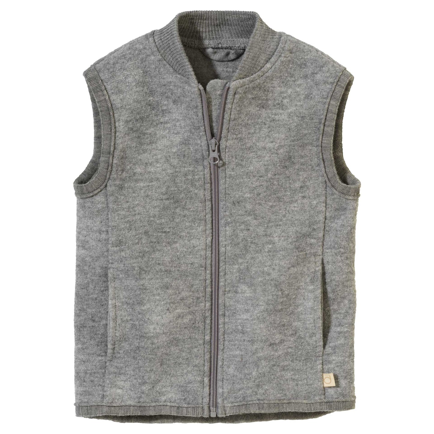 Kids Boiled Wool Vest