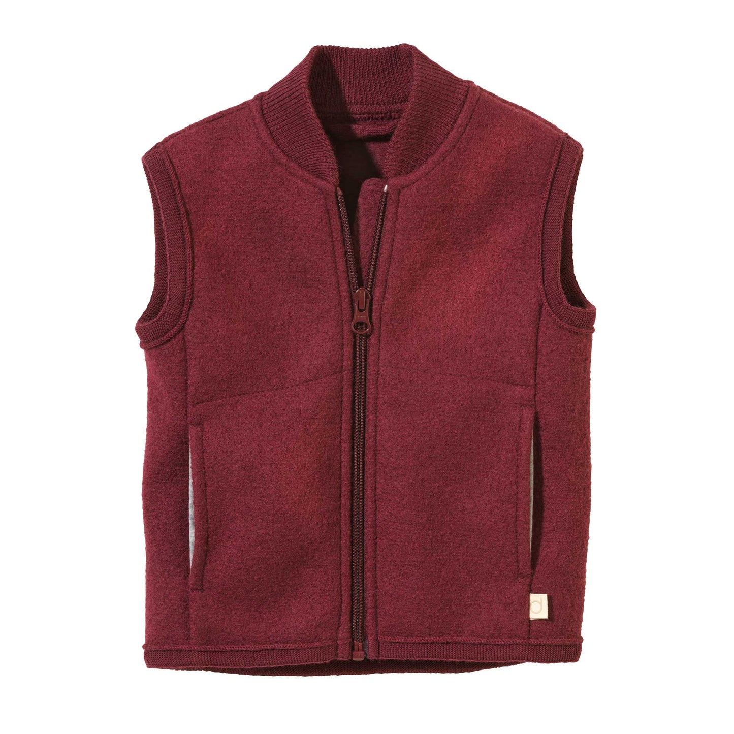 Kids Boiled Wool Vest