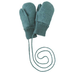 Kids Boiled Wool Mittens