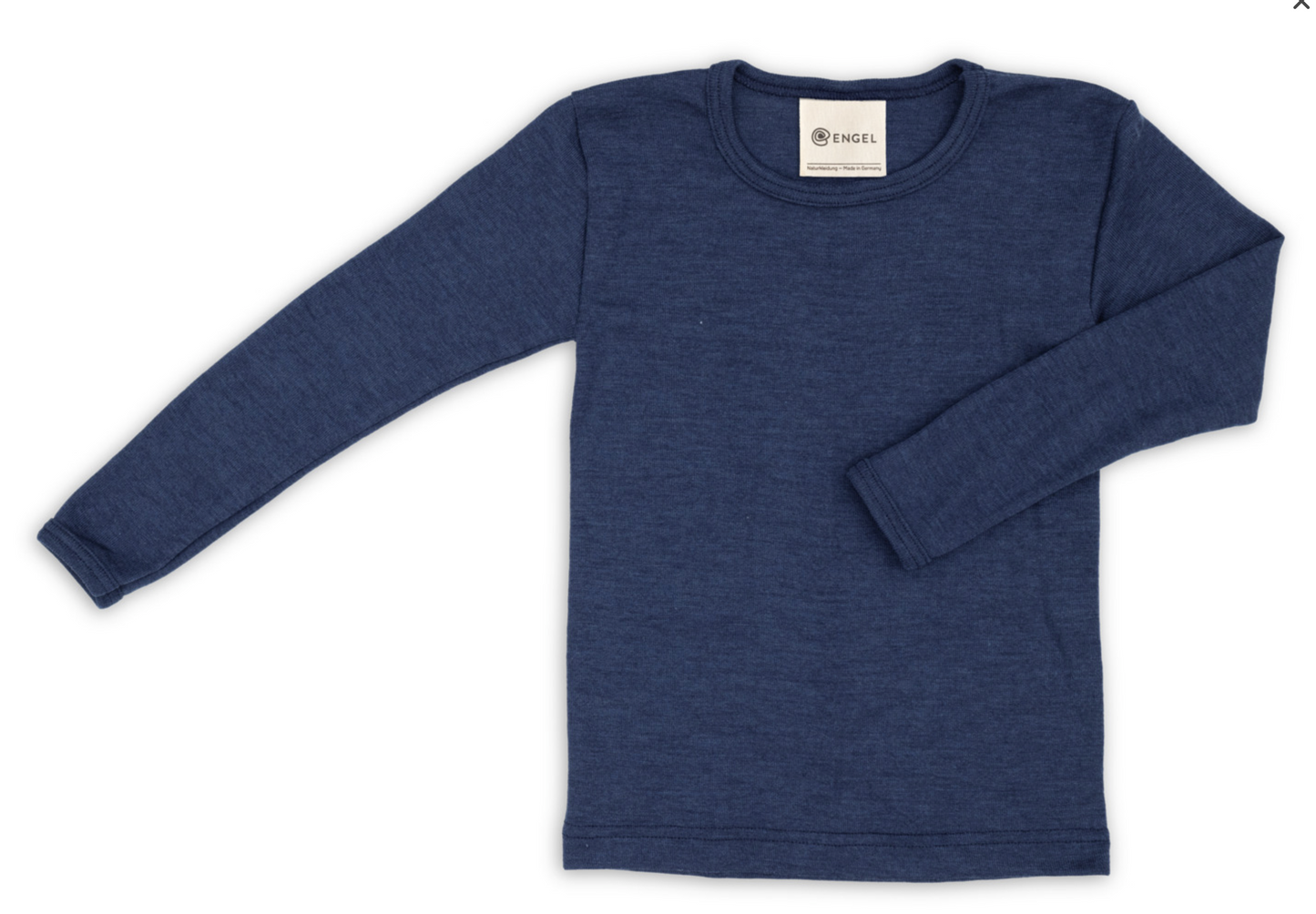 Kids Merino Wool & Silk Long Sleeve Top