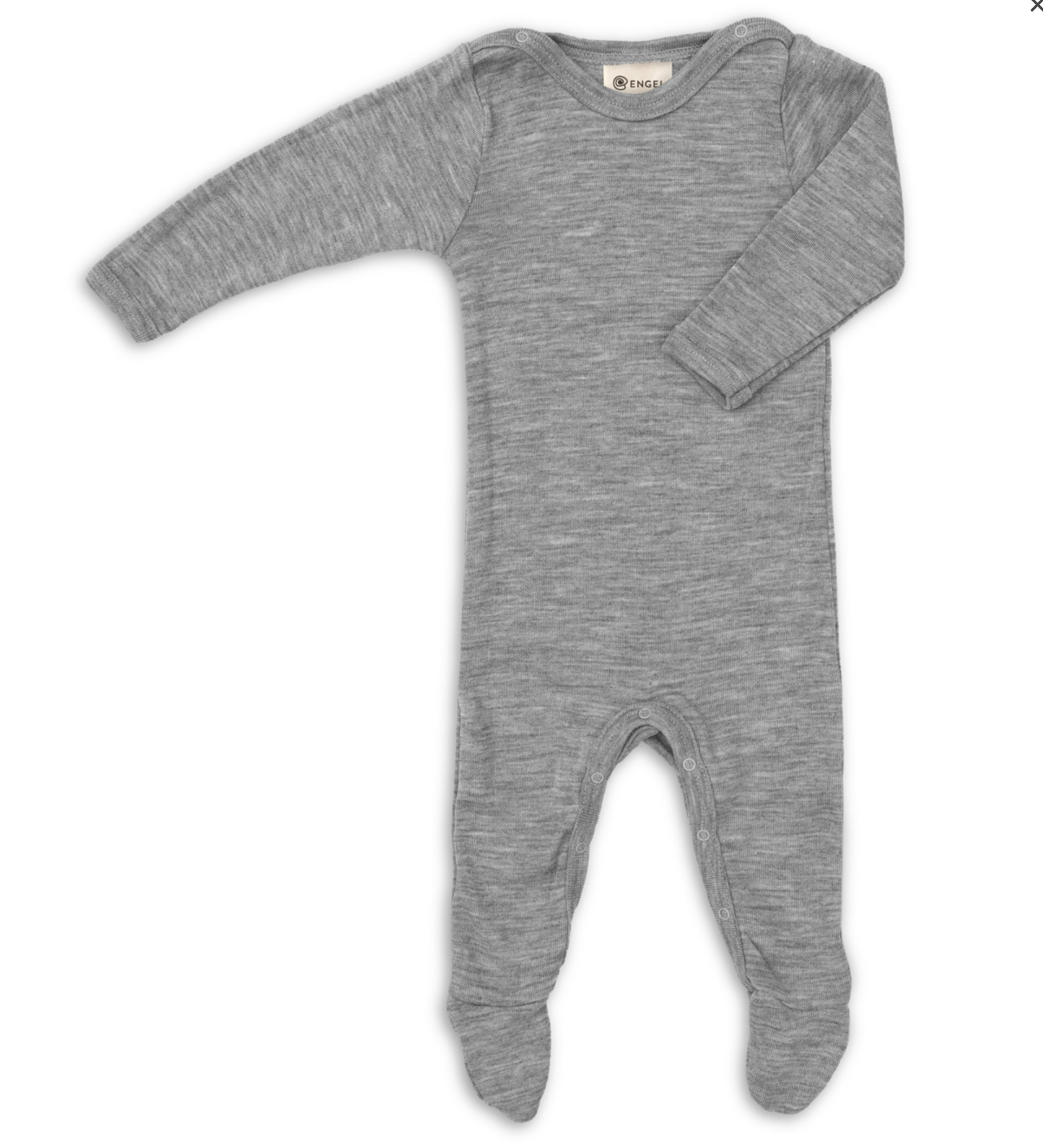 Baby Merino Wool & Silk Footed Pajamas