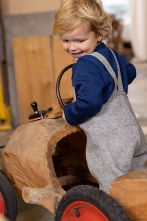 Baby & Kids Boiled Wool Trousers